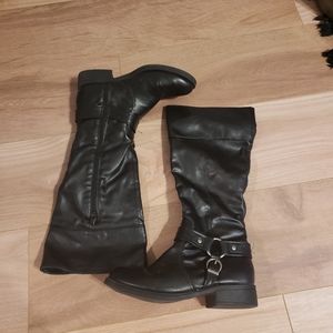 Xhilaration knee high black boots